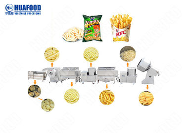 Le patate fritte lavorano la macchina utensile a macchina elettrica delle patatine fritte della friggitrice della patata