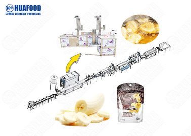 Chip automatici della macchina utensile dei chip della banana che fanno la friggitrice commerciale a macchina della patatina fritta