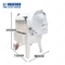 Patata commerciale Chips Slicer Cutter Cutting Machine
