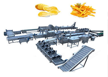 Patatine fritte automatiche industriali che fanno i chip a macchina della patata dolce