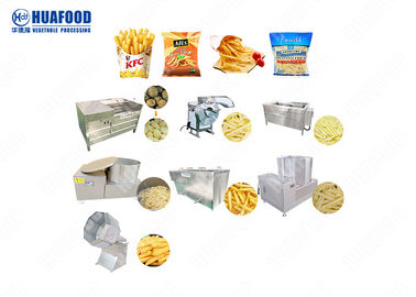 Linea di trasformazione trasformazione dei prodotti alimentari delle patate fritte materiali Ss304 12 mesi di garanzia