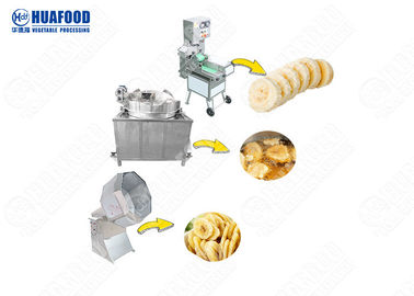 La banana della piccola scala dell'attrezzatura di elaborazione delle patate fritte del plantano scheggia la macchina di produzione