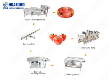 Frutta e verdura che elaborano l'attrezzatura di elaborazione del pomodoro dell'unità di trasformazione dei vegetali del macchinario